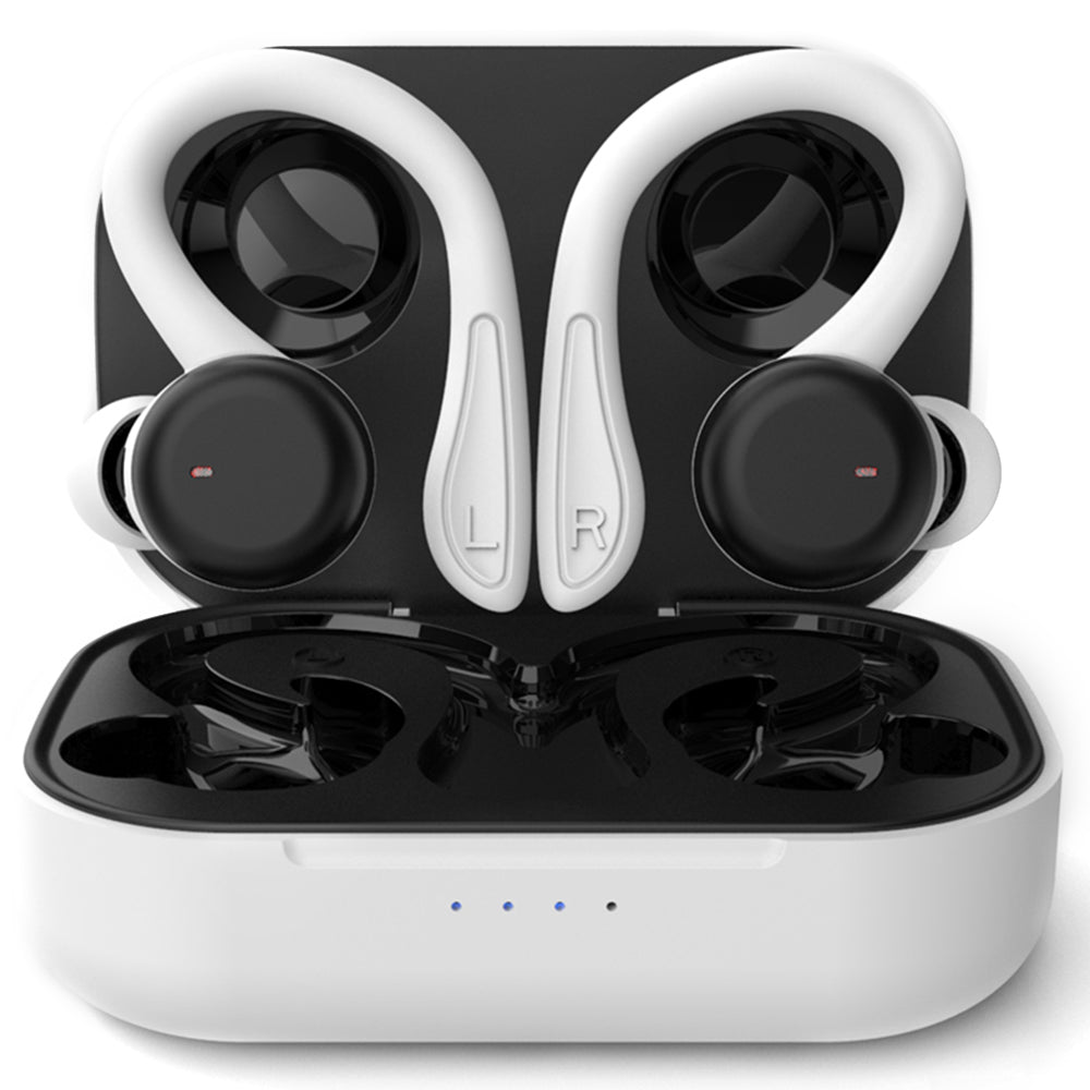 T40 Ear Hook Wireless Earphone IPX6 Waterproof Hands-free Touch Control Bending Sports Earbuds T40 Ear Hook Wireless Earphone IPX6 Waterproof Hands-free Touch Control Bending Sports Earbuds